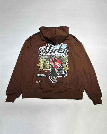 Kevin's day Hoodie Brown